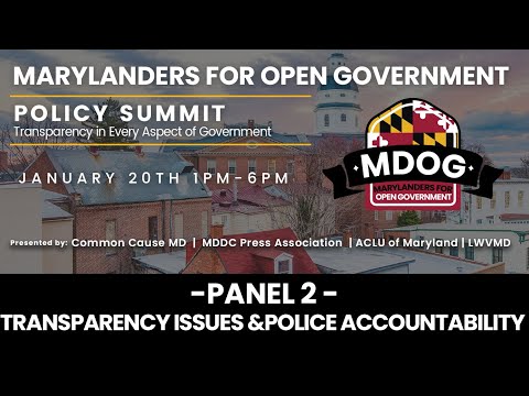 MDOG Transparency Summit Panel 2 - Participatory Budget &amp; Legislative Session