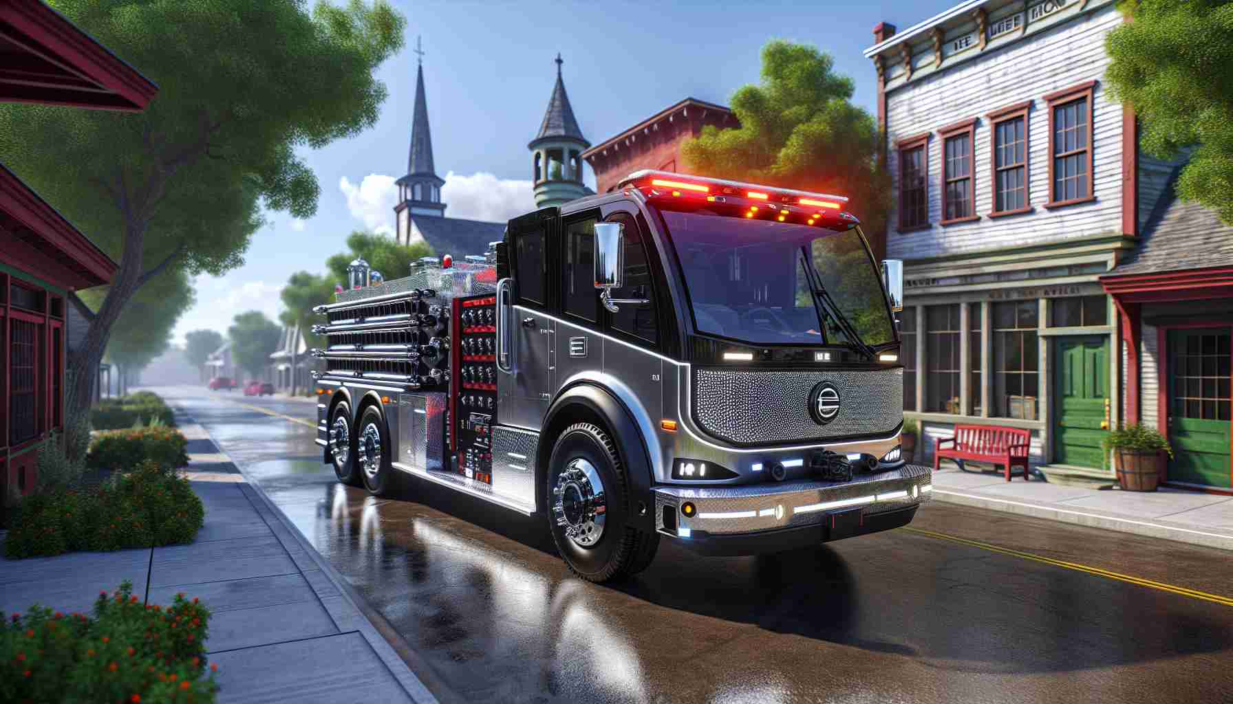 Revolutionary Electric Fire Truck Debuts in New Hope