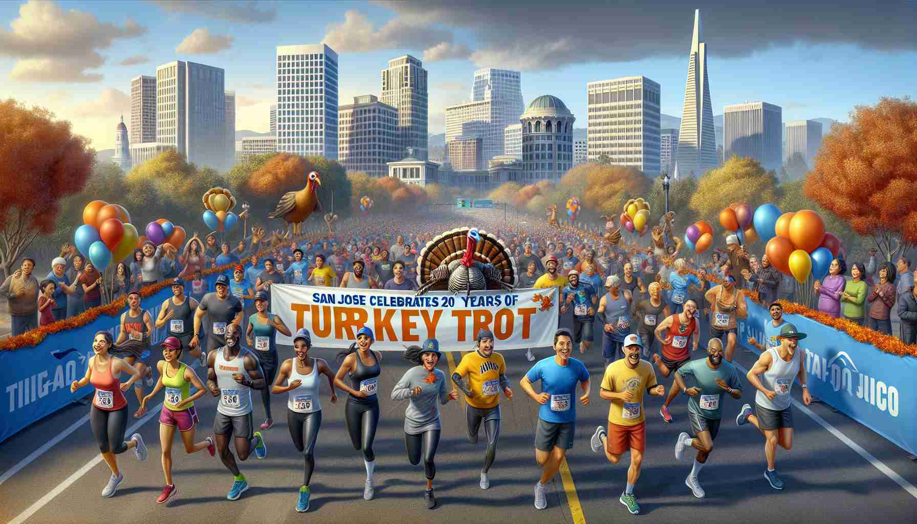 San Jose Celebrates 20 Years of Thanksgiving with Turkey Trot